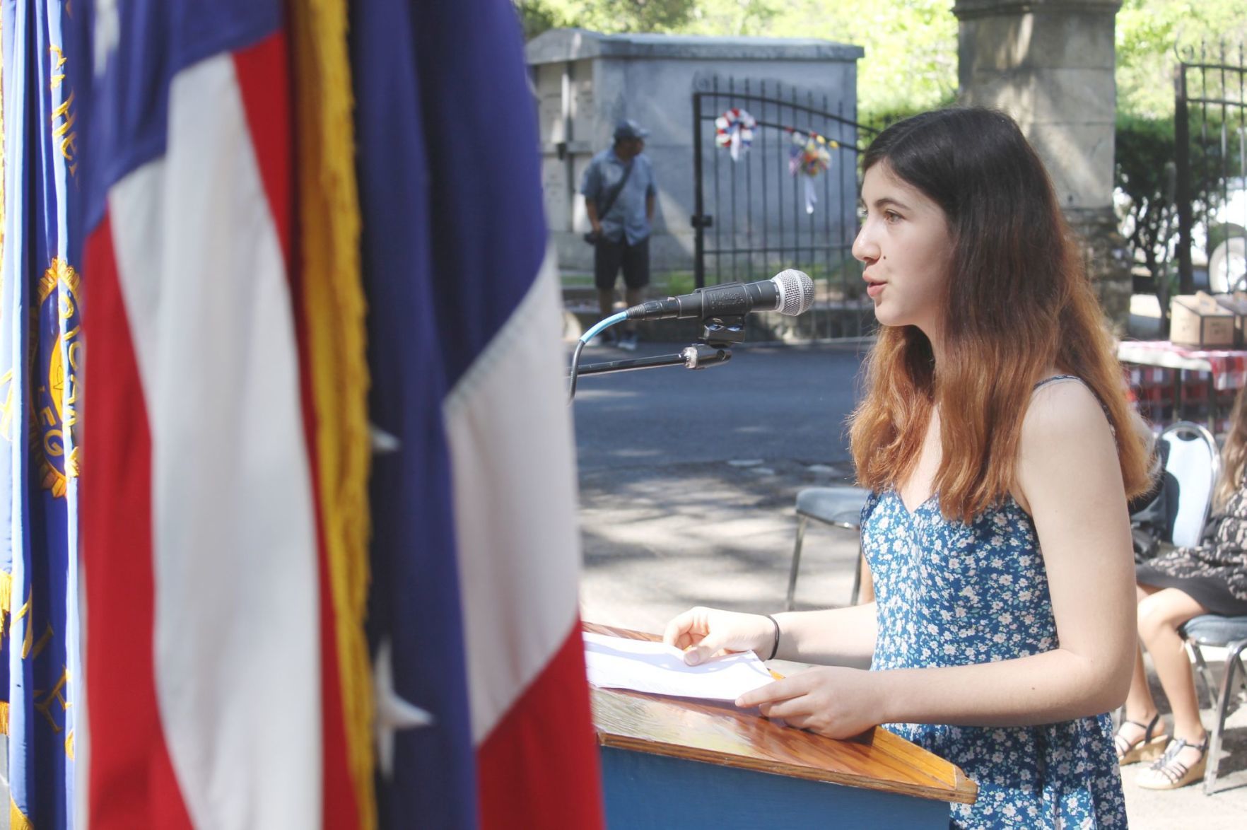 Memorial Day services at St. Helena Cemetery